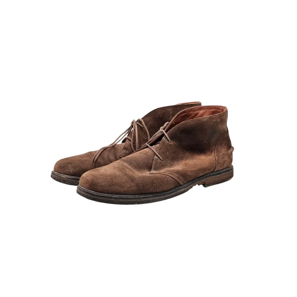 Polo Ralph Lauren Men's Size 12 D US Marlow Brown Suede Crepe Sole Chukka Boots